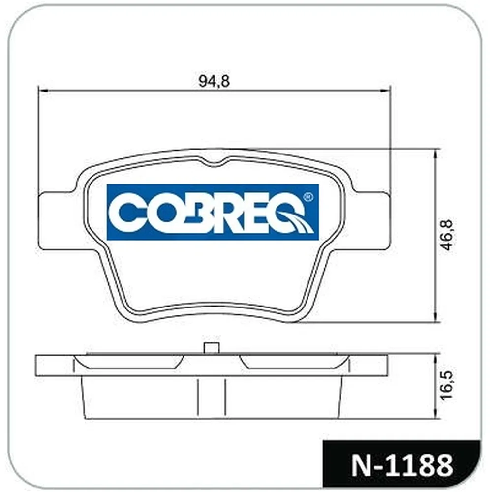 Pastillas de freno traseras - CITROEN C4-Picasso /PEUGEOT 307 04/