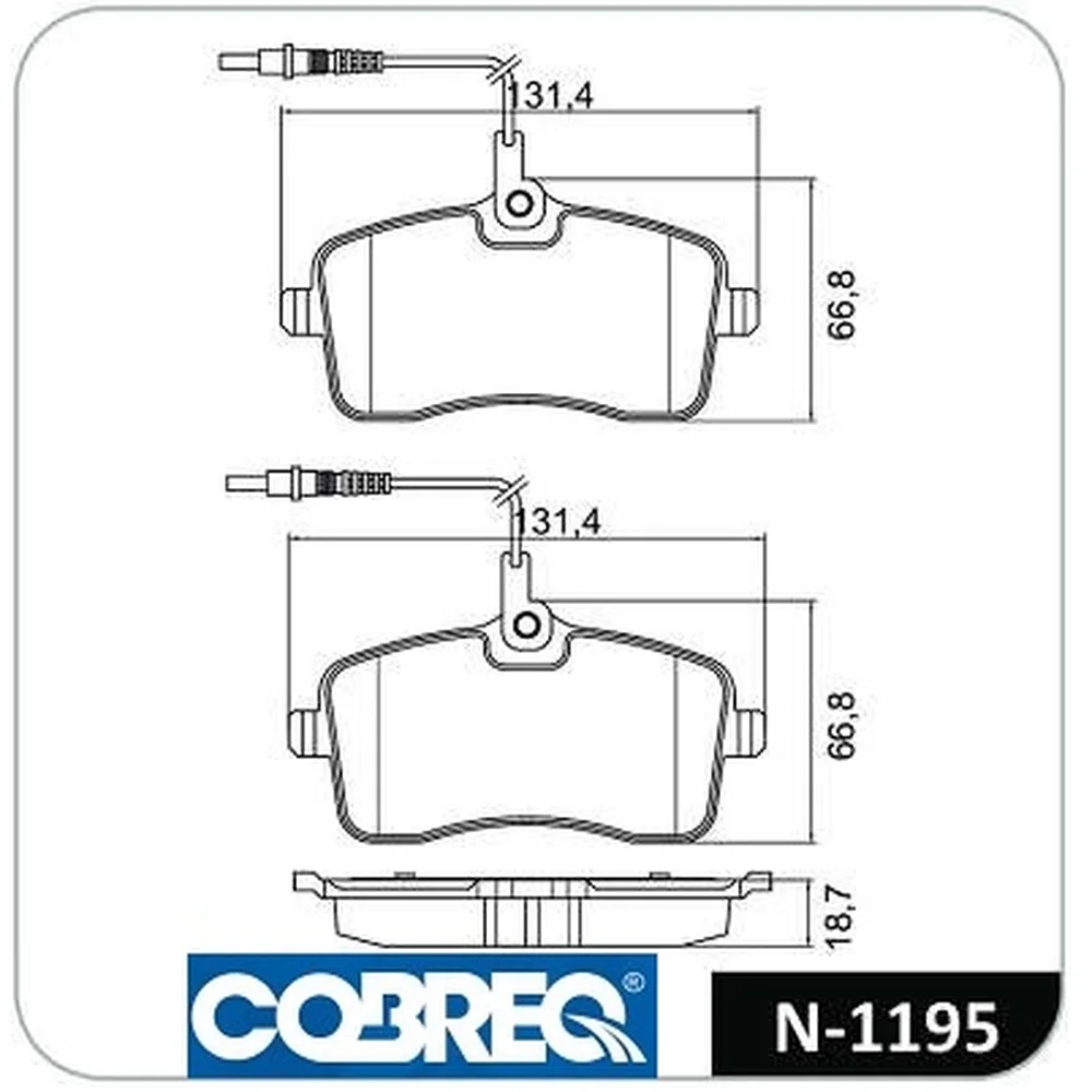 Pastillas de freno delanteras - PEUGEOT 407 04/