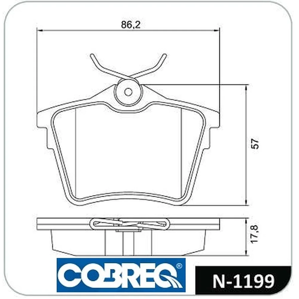 Pastillas de freno traseras - PEUGEOT 407 - 407 COUPE 04/