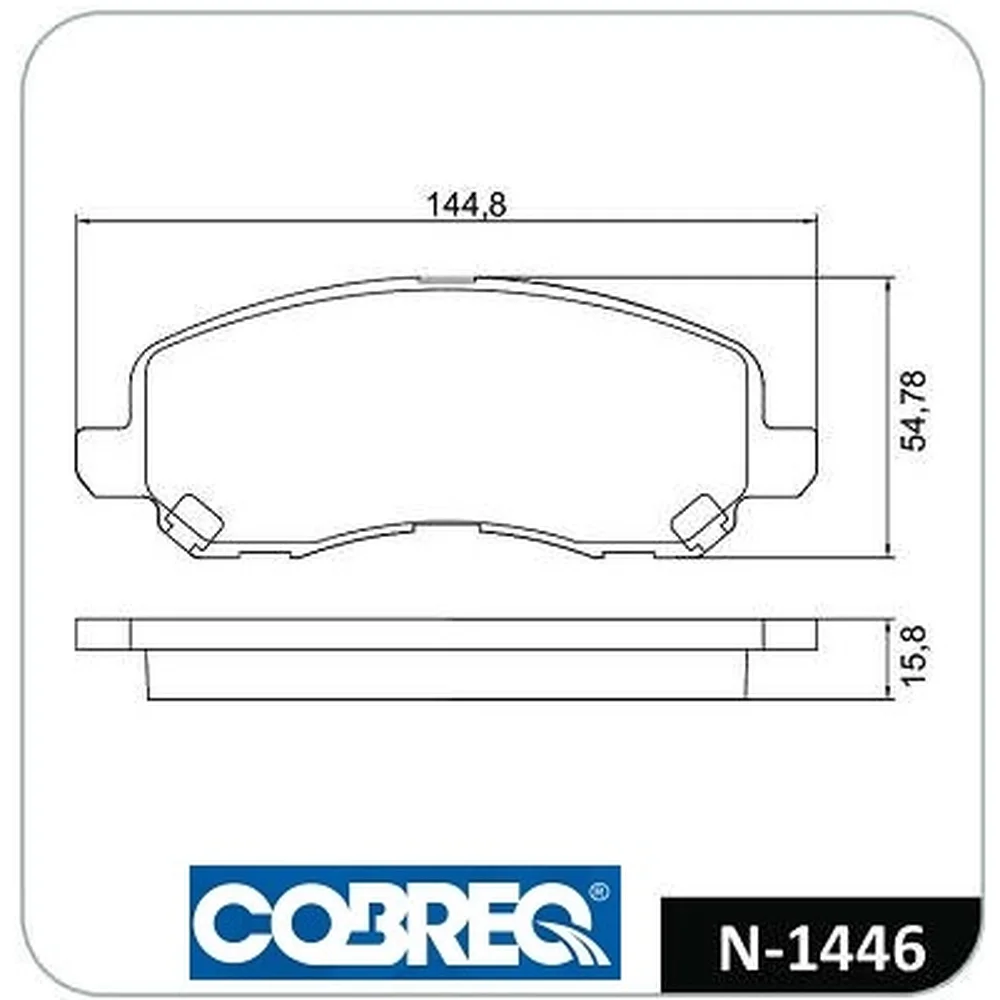 Pastillas de freno delanteras - JEEP COMPASS /CITROEN - C4 II Aircross 1.6 - 2.0 HDiá