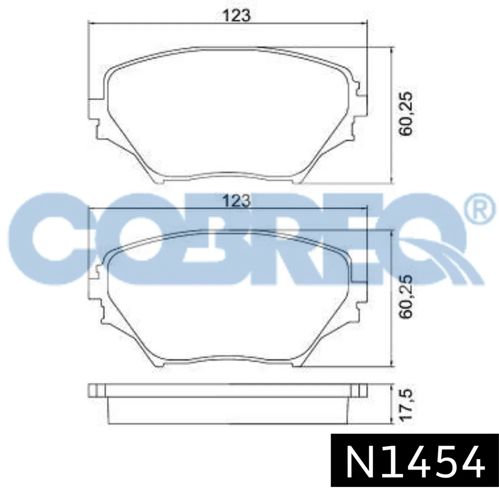 Pastillas de freno delanteras - TOYOTA RAV4 2000/