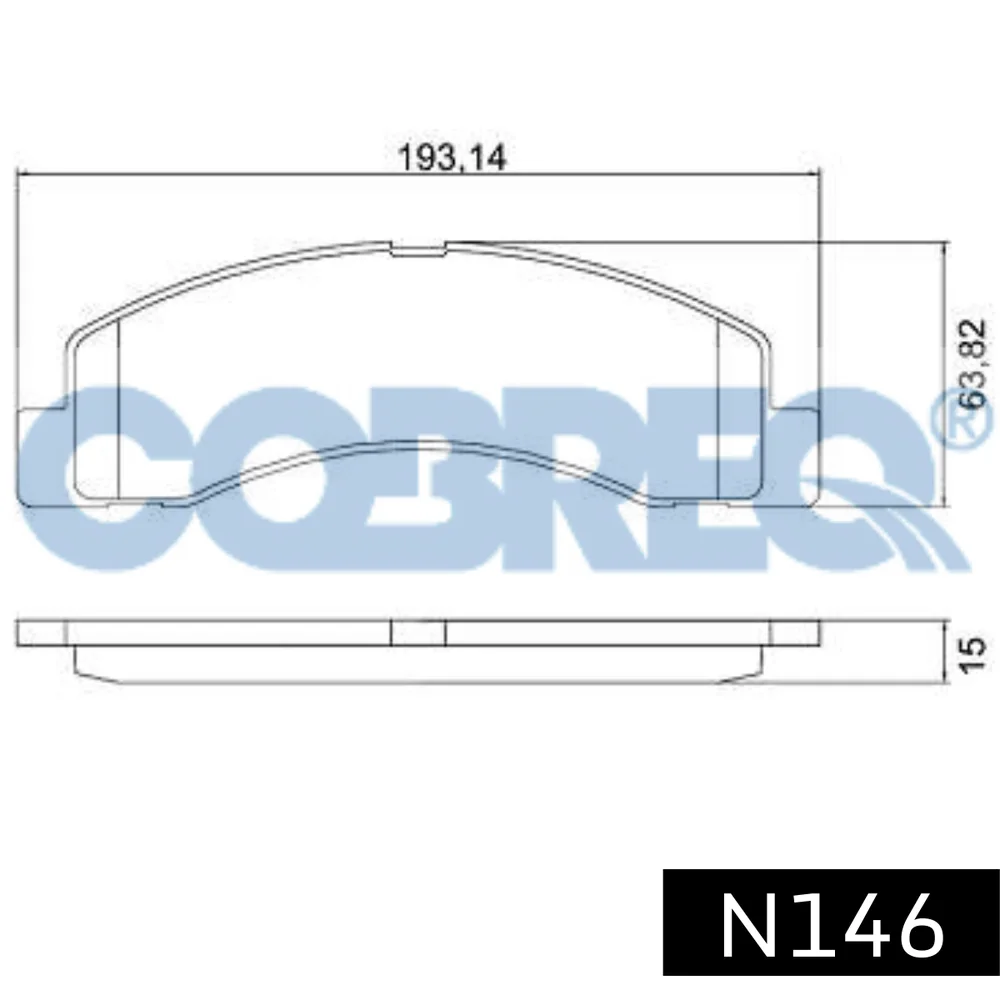 Pastillas de freno delanteras - FORD F-250/1000 99>