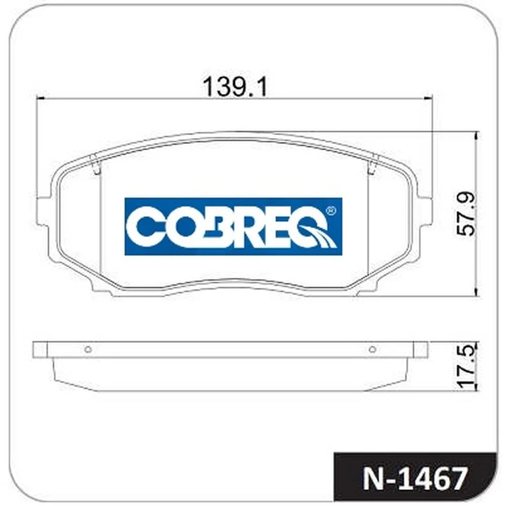Pastillas de freno delanteras - MAZDA CX7 / CX9 AWB 2009>