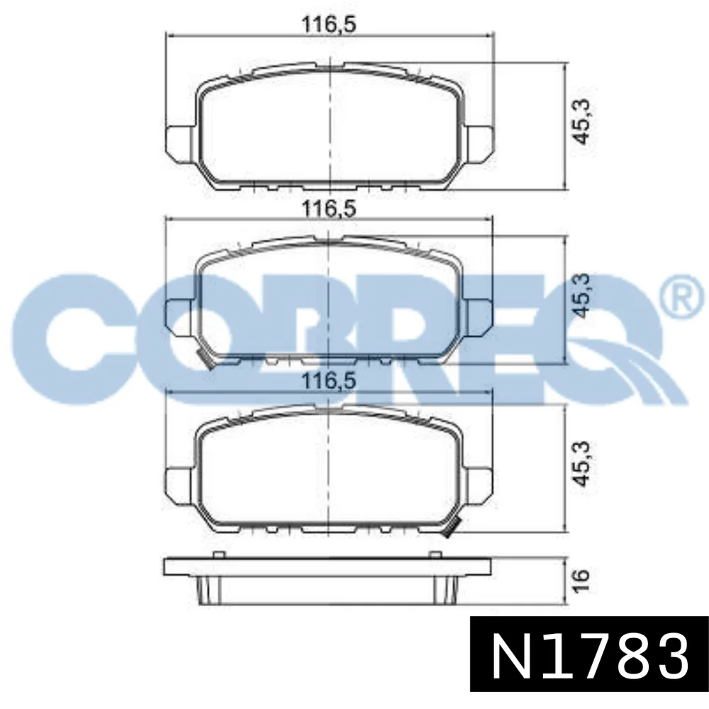 Pastillas de freno traseras - HONDA HRV 2015 >
