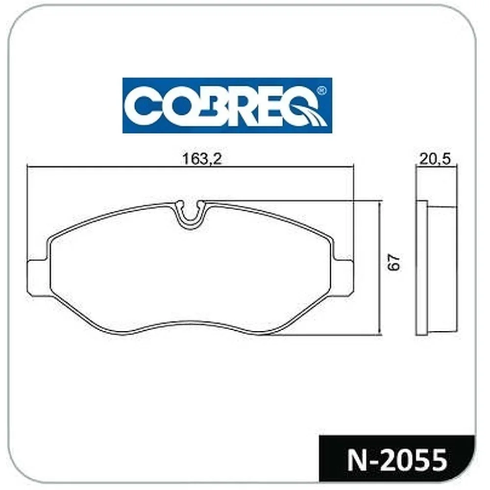 Pastillas de freno delanteras - MERCEDES BENZ SPRINTER 06/à(+ CABLES)