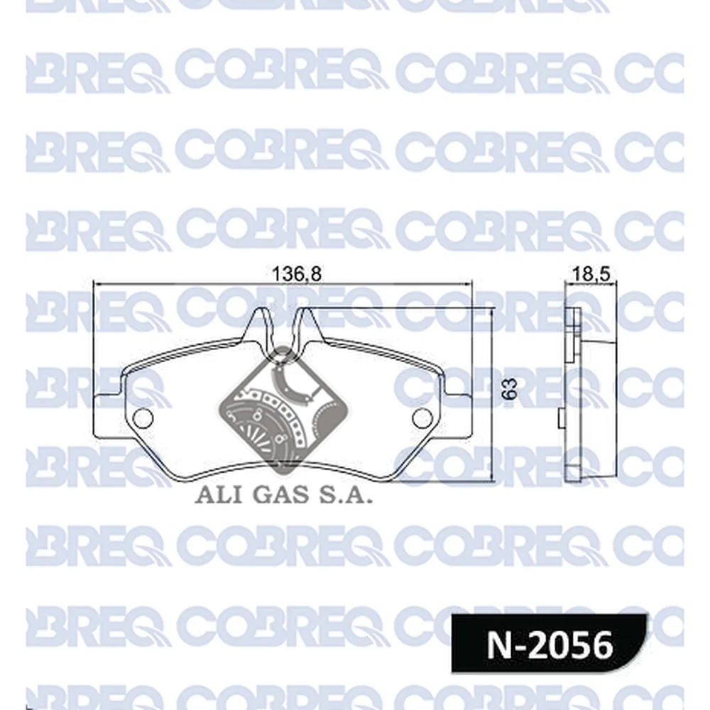 Pastillas de freno traseras - MERCEDES BENZ SPRINTER 02-11 / VW CRAFTER 04-11