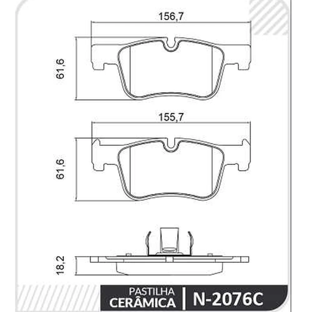 Pastillas de freno delanteras - BMW SERIE 1 / SERIE 3 2011 >