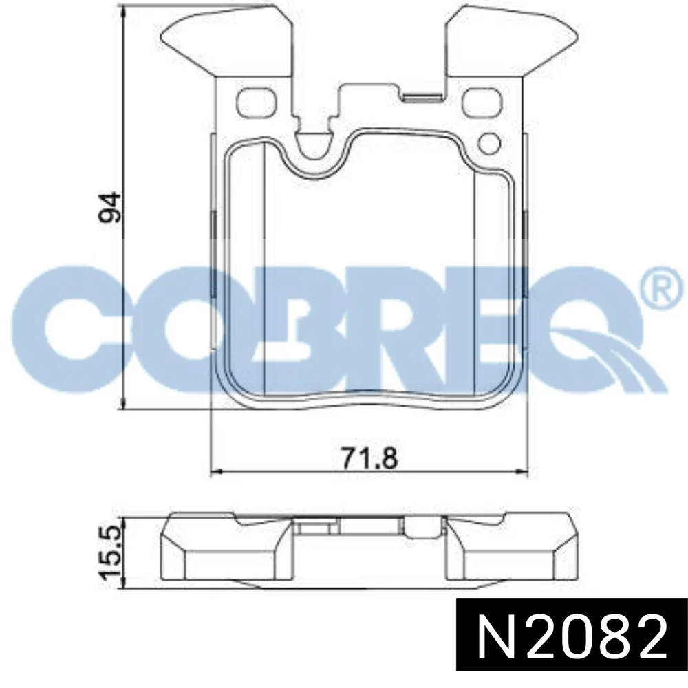 Pastillas de freno traseras - BMW Serie 1 114i 11/ 116i 11/