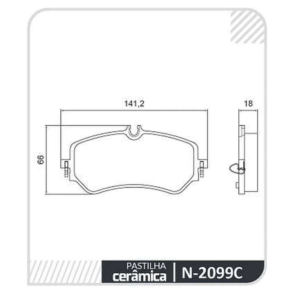 Pastillas de freno traseras - VW AMAROK V6 2017/
