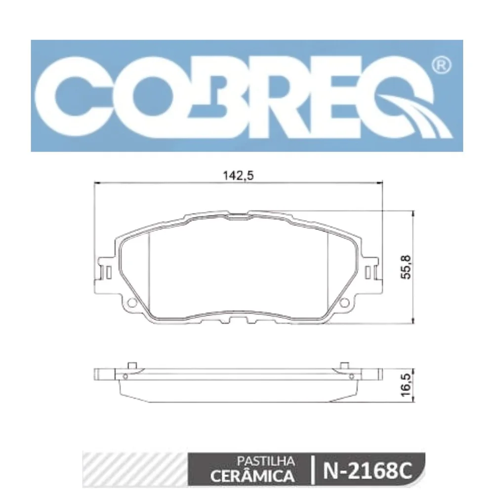 Pastillas de freno cerámicas delanteras - TOYOTA RAV 4 HYBRID 2018-> COROLLA CROSS 2021->