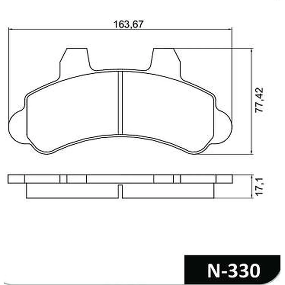 Pastillas de freno delanteras - FORD F-1000 96>