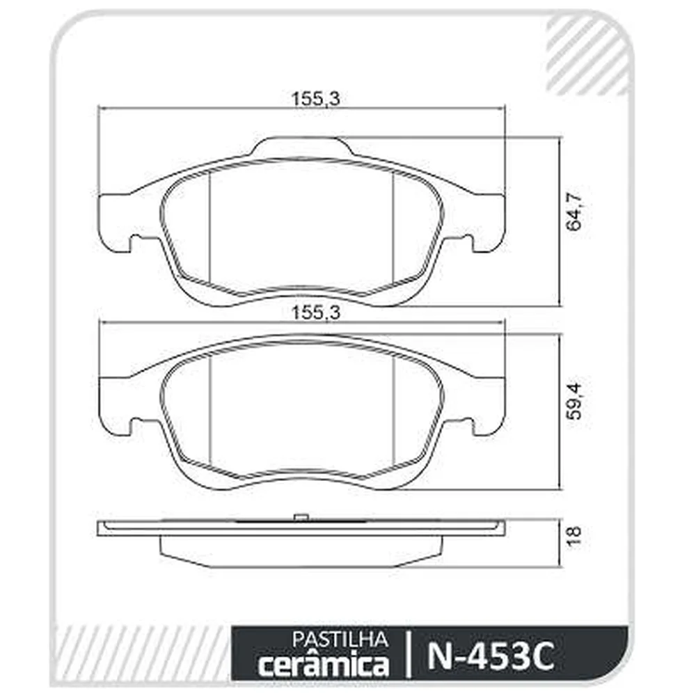 Pastillas de freno delanteras - RENAULT MEGANE III 2,0 2010>