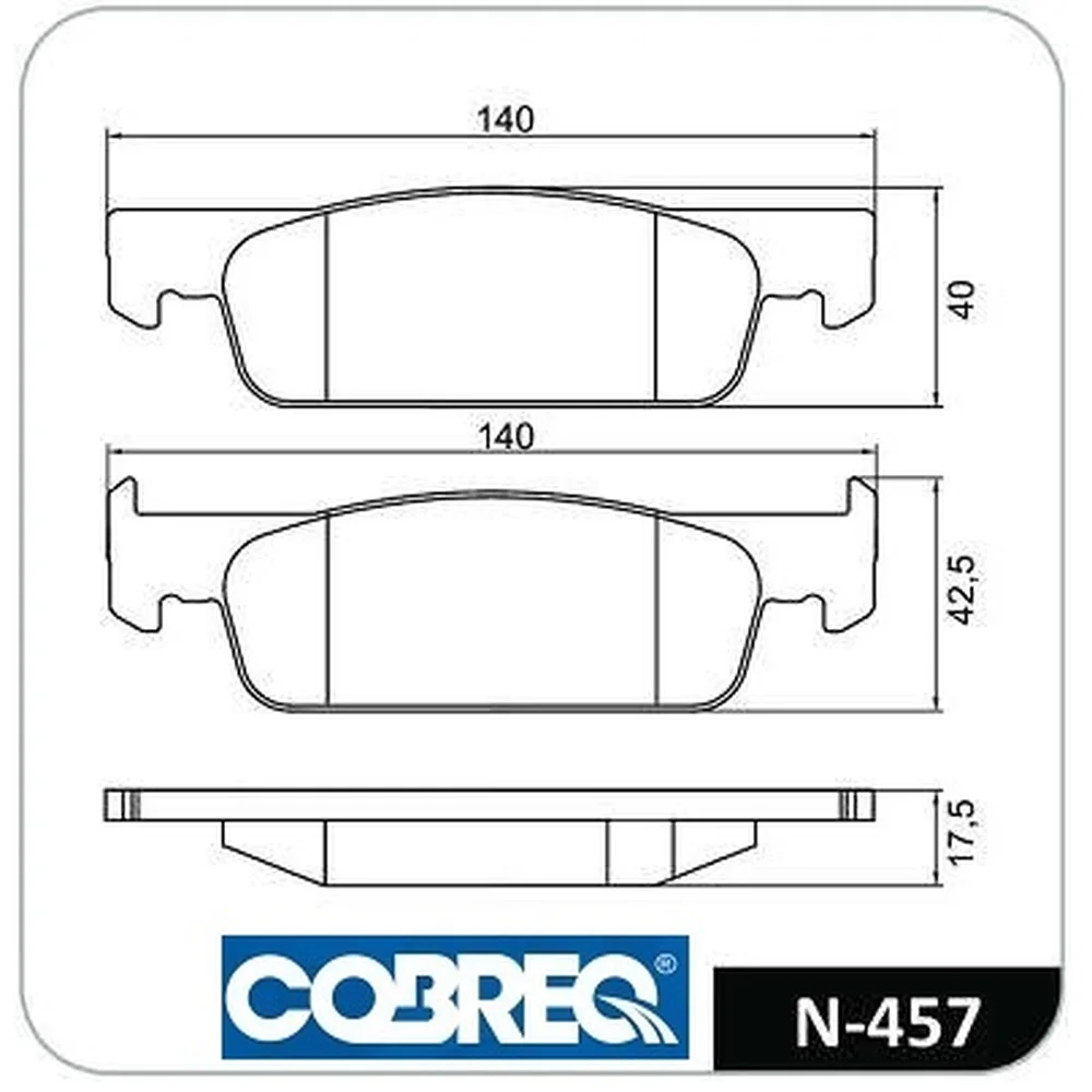 Pastillas de freno delanteras - DACIA LOGAN II 2012>