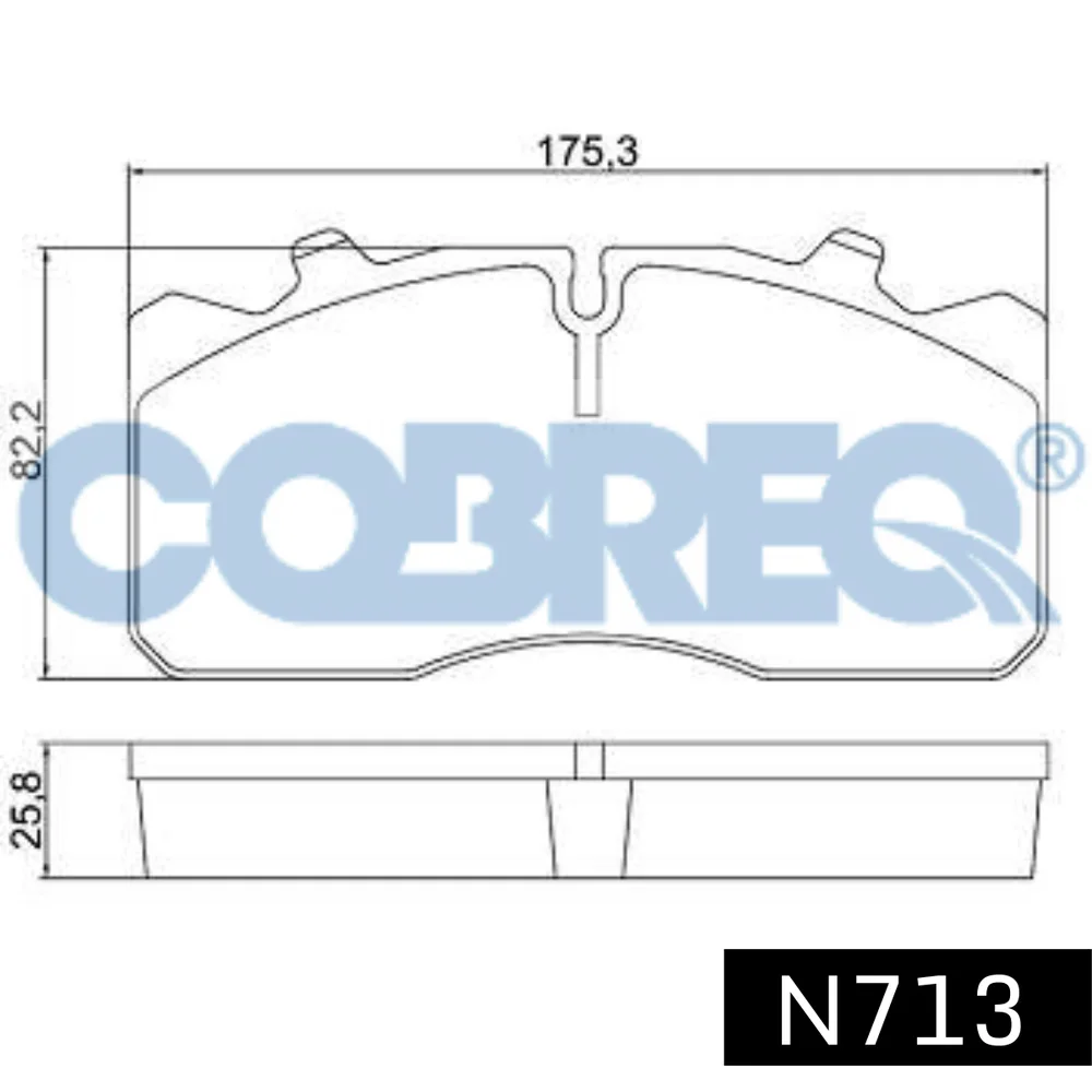 Pastillas de freno delanteras - MERCEDES BENZ 712-914-C-712-914-C/MAN M-2000 96/