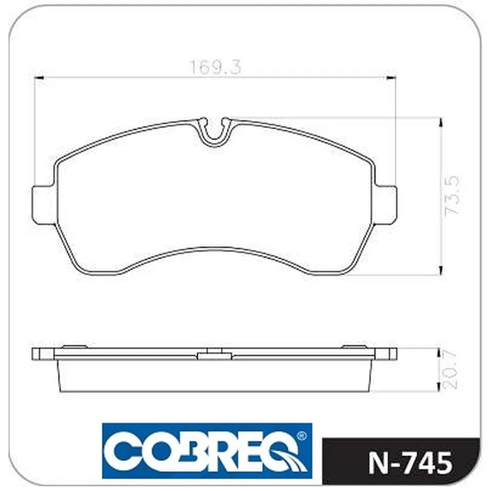 Pastillas de freno delanteras - MERCEDES BENZ SPRINTER 2009>