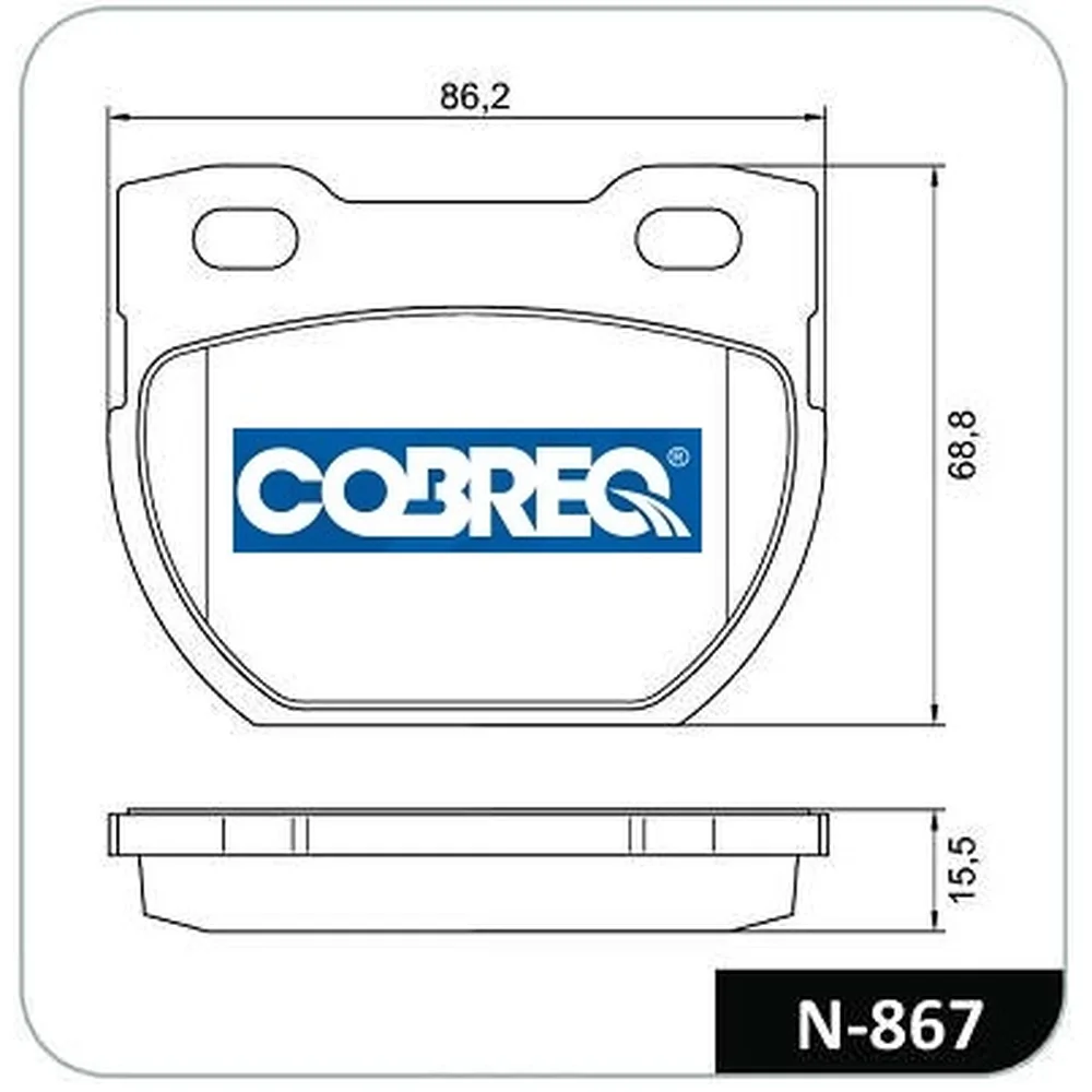 Pastillas de freno traseras - LAND ROVER DEFENDER-DISCOVERY 95/96