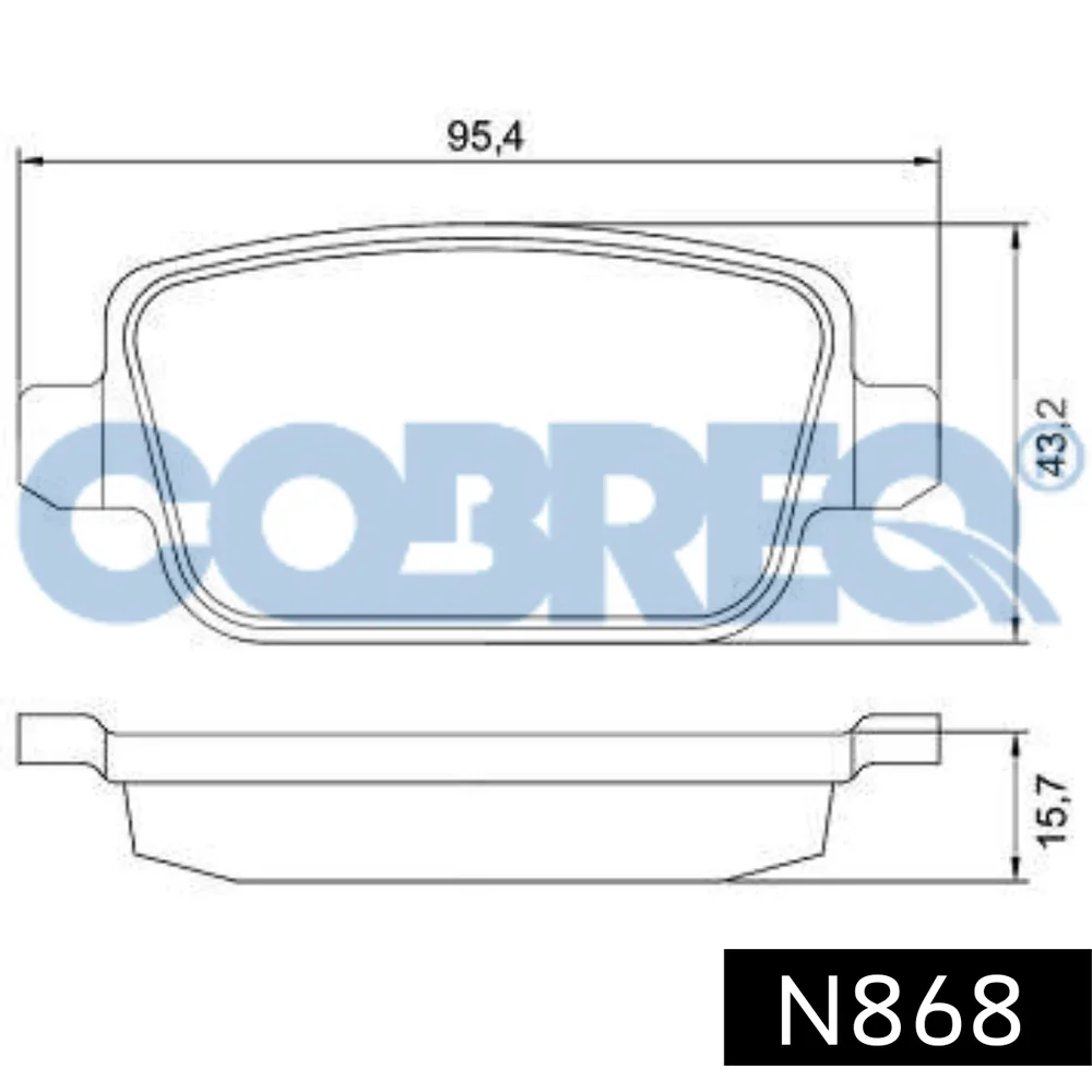 Pastillas de freno delanteras - FORD-VOLVO GALAXY/S-MAX/V70/XC70