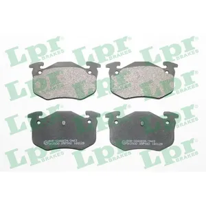 Pastillas de freno traseras - RENAULT CLIO 16V-19(IMPORTADO) C/ TORNILLOS 93/94