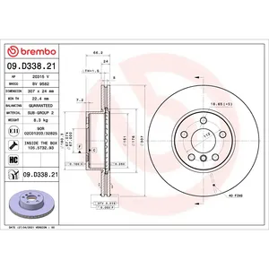 Discos Delanteros Estándar - BMW -SERIE 3 330I