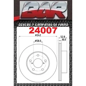 Discos Delanteros Estándar - SUBARU -Legacy/Imprezza