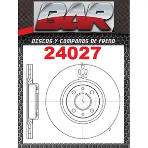 Discos Delanteros Estándar - ALFA ROMEO -155 2.0 T 16V /2.5i V6 / TD 2.5