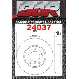 Discos Delanteros Estándar - BMW -Serie 3
