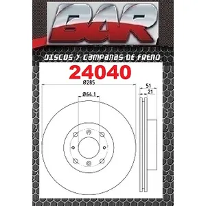 Discos Delanteros Estándar - HONDA -Legend 2.5