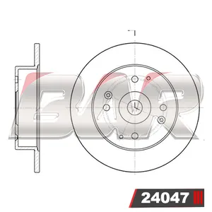 Discos Traseros Estándar - HONDA -Accord Sedan / SW