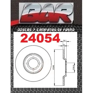 Discos Delanteros Estándar - CHRYSLER - DODGE -Dodge 1500 - Tipo Tensa