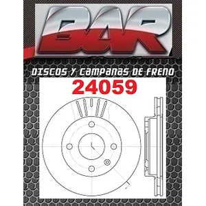 Discos Delanteros Estándar - FORD -Courier