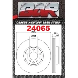 Discos Delanteros Estándar - CHEVROLET/OPEL/GM -Omega CD