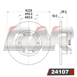 Discos Delanteros Estándar - DACIA -1210/1300/1310/1320