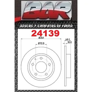Discos Traseros Estándar - MAZDA -626 / MX6