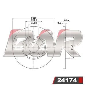 Discos Delanteros Estándar - AUDI -A4 1,8 / Quattro