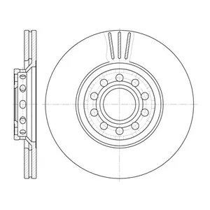 Discos Delanteros Estándar - AUDI -A4 1,8T/ 1,8T Q4 / 1,9TDI/ 1,9TDIQ4 / 2,0 FSI/ 2,5TDI/ 3,0 / 3,0 Q4 ( 8E2, B6, 8E5, 8H7)
