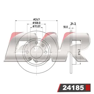 Discos Traseros Estándar - PEUGEOT -405