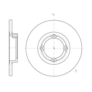 Discos Delanteros Estándar - CHERY -QQ 1.1 - 0.8 / QQ 308 1.1 - 0.8 / QQ 311 1.1 - 0.8