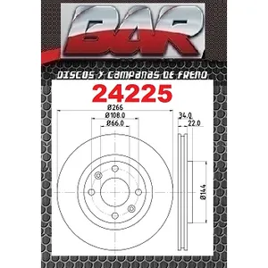 Discos Delanteros Estándar - CITROËN -C 3 - 1.6 16 v. / 1.4 16 v. Hdi
