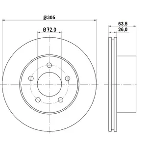 Discos Delanteros Estándar - JEEP -Cherokee/Grand Cherokee