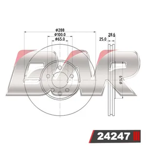 Discos Delanteros Estándar - VOLKSWAGEN -Golf 2.0i