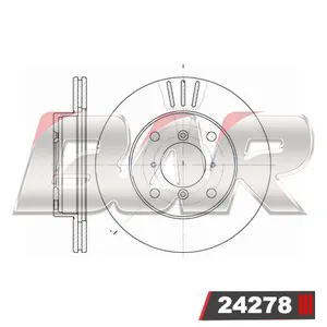 Discos Delanteros Estándar - SUZUKI -Swift 1.3 16v / 1.6i 16v