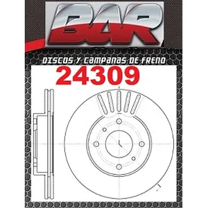 Discos Delanteros Estándar - NISSAN-DATSUN -Primera 2,0 16v