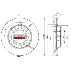 Discos Delanteros Estándar - CHEVROLET/OPEL/GM -C-20/D-20/Veraneio/Silverad Brasil
