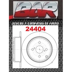 Discos Traseros Estándar - TOYOTA -Corolla 1,6i 16v,