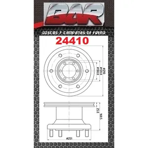 Discos Delanteros Estándar - IVECO -Daily 59-12