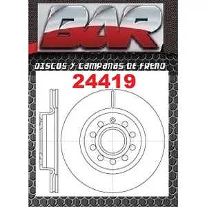 Discos Delanteros Estándar - AUDI -A3 1.6i 16V / Sportback / 1.9 Tdi / 2.0 / 2.0 Tdi