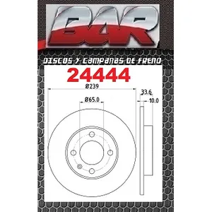 Discos Delanteros Estándar - SEAT -Arosa
