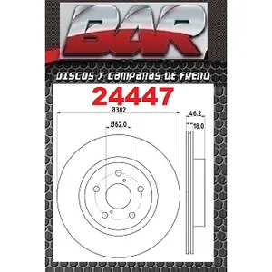 Discos Delanteros Estándar - TOYOTA -Rav 4