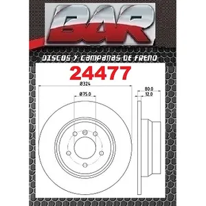 Discos Traseros Estándar - BMW -X5 3,0 /4,4i / 3,0D