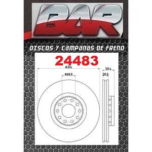 Discos Delanteros Estándar - AUDI -100